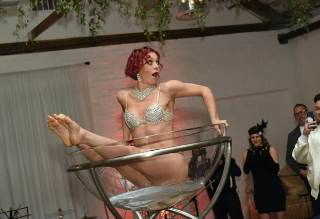 Las Vegas Giant Champagne Glass Tonya Kay