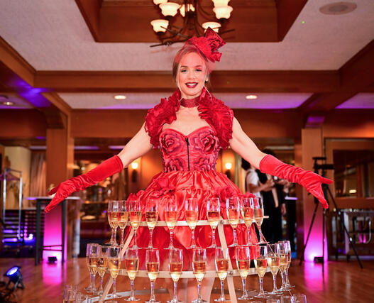 Strolling Champagne Skirt